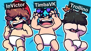 ¡SOMOS BEBÉS POR 1 DÍA 👶😂 Los COMPAS en ROBLOX [upl. by Etirugram]