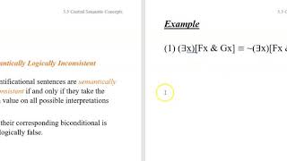 55c Quantificational Semantics 5 Central Semantic Concepts [upl. by Josie]