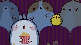 Molang and Piu Piu  The SCARIEST HORROR MOVIE 📽️  Funny Compilation For Kids [upl. by Nnaear981]