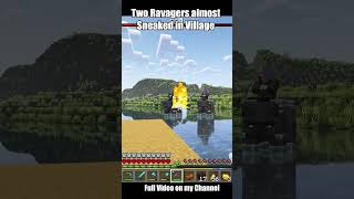 Saving Villagers From Pillagers minecraft gaming minecraftguide minecrafthindigamplay [upl. by Naeerb]