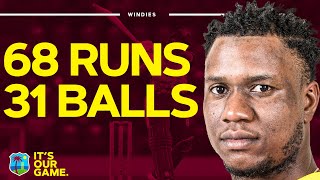 💥 Sensational Innings  Evin Lewis POWER Lights Up West Indies Batting Chase 🔥 [upl. by Adamok]