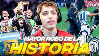 DAVOO XENEIZE REACCIONA AL MAYOR ROBO DE LA HISTORIA ARGENTINA VS FRANCIA 2022 [upl. by Jaycee]