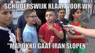 Schilderswijk klaar voor WK quotMarokko gaat Iran slopenquot [upl. by Salli]