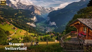 Wengen A Walk Through Switzerland’s Most Beautiful Mountain Village [upl. by Agneta78]