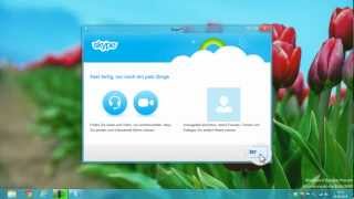 Skype herunterladen installieren und ein Skype Konto erstellen [upl. by Chrissa]