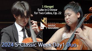 24 SClassic Week Suite in D minor for Two Cellos Op 22 Vc 채태웅 이새봄 [upl. by Eimile]