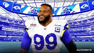 Aaron Donald Terrifying Quarterbacks for 8 Minutes highlights [upl. by Bonita]