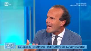 La legge che estingue i debiti ma che in pochi la conoscono  La vita in diretta estate 28062018 [upl. by Caspar]