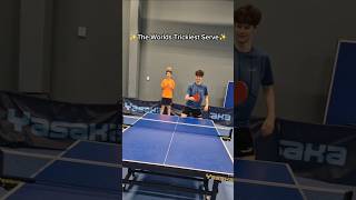 The Worlds Trickiest Serve pingpong tabletennis [upl. by Honna]