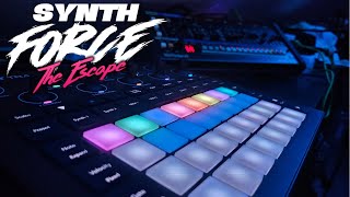 Synthwave Jam on Novation Circuit Tracks Roland JU06a and Behringer Deepmind 6 [upl. by Dihgirb382]