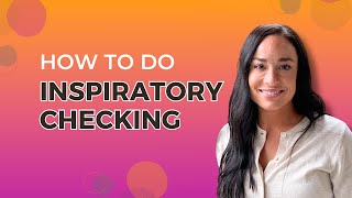 Inspiratory Checking  Motor Speech [upl. by Maurreen]