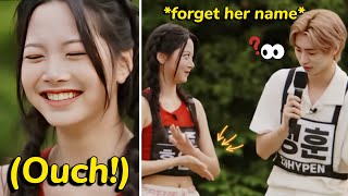 EUNCHAE cute and funny interactions with ENHYPEN [upl. by Mercier]