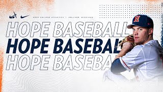 Hope vs Olivet  Baseball 41524  NCAA D3 Baseball  MIAA Baseball [upl. by Gnok]