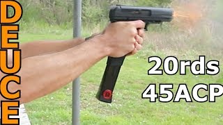 Extended Mag HiPoint 45 Review by Deuce and Guns [upl. by Yaker]