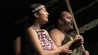 Maori Cultural Event at Tamaki Village Rotorua New Zealand [upl. by Aikenat923]