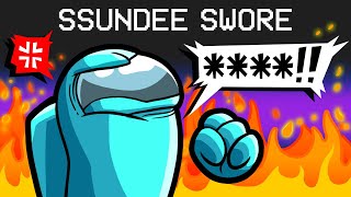 SSundee Swore in Among Us [upl. by Aikmat530]