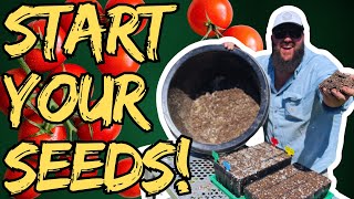 Start Your Fall Garden Seeds Now  Save Money with My DIY Seed Starting Mix [upl. by Margette]