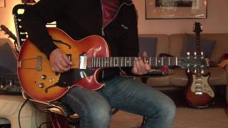 1962 Gibson ES125 TC converted to Burstbucker PAFs [upl. by Musa]