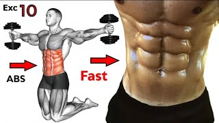 10 Best Abs Workout Ever To Build Abs Fast At Home [upl. by Rennerb]