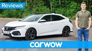 Honda Civic 2018 indepth review  carwow Reviews [upl. by Linoel]