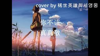 你不该 真真敬 cover by 稀世英雄희세영웅 [upl. by Wartow316]