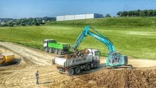 Sachen gibts Bagger und Lastwagen auf der Baustelle Vol II [upl. by Poppo]