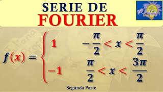 👩‍💻 SERIE DE FOURIER de función definida a trozos CON GRÁFICA explicado paso a paso  Juliana la Pro [upl. by Donella]