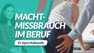 Machtmissbrauch im Beruf [upl. by Yennor]