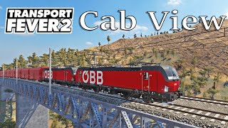 Transport Fever 2  Cab View  First Person View  US 70  ÖBB 1293 quotVectronquot [upl. by Achorn911]