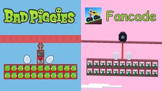 Bad Piggies vs Fancade Part 3 [upl. by Lipp]