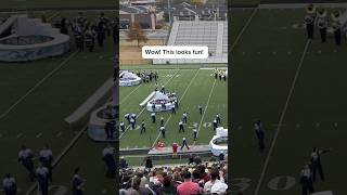 Wow A real slide This looks fun SaberCat Marching Band Southmoore High School [upl. by Pears369]