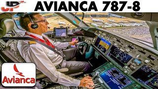 Avianca Boeing 787 Cockpit landing London Heathrow [upl. by Ridgley]