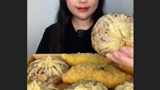 Dumplings ASMR Eating NO TALKING  Ksuffka ASMR [upl. by Milde]