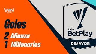 Alianza FC vs Millonarios goles  Liga BetPlay Dimayor 2024 2  Fecha 3 [upl. by Knudson]