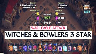 Witches amp Bowlers 3 Star Th 13 League Attack  Clash Of Clan  trending vaktagaming subscribe [upl. by Assiled]