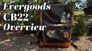 Evergoods Civic Bookbag 22L  CB22 Overview and Review [upl. by Ielak]