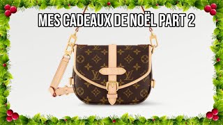 Louis Vuitton Saumur BB Mes Cadeaux de Noël part 2 [upl. by Naujek]