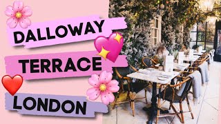 Dalloway Terrace London  Alpine Inspired Afternoon Tea Venue ONE MINUTE VID [upl. by Drazze104]