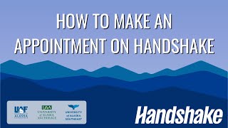 How to make an appointment on Handshake [upl. by Noyahs]