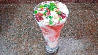 Shirleys Kitchen in Falooda  how to make Falooda  Falooda with Ice cream recipeTamil [upl. by Filippo]