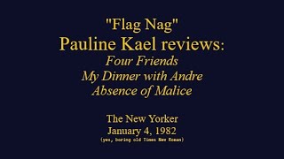 Pauline Kael Reviews three 1981 movies [upl. by Atel]