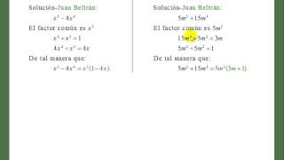 Baldor 89 5 a 8 Descomposición factorial Factor común 👀😺 [upl. by Naeerb678]