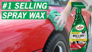 Waterless Wash Wax Tutorial Wax amp Dry Spray Wax  Turtle Wax [upl. by Phylys]