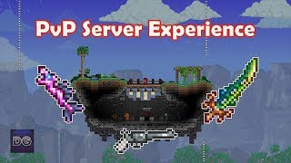 Terraria  My first PvP experience on Dark Gaming server [upl. by Kinzer47]