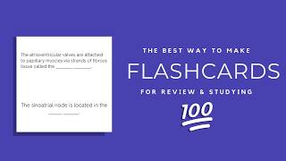 The Best Flashcard Method USING QUIZLET [upl. by Mahseh]