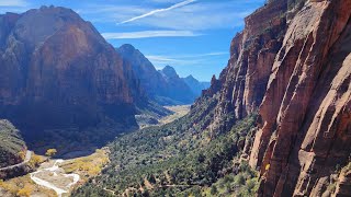 Hiking to Scouts Lookout Near Angels Landing in Zion National Park [upl. by Kassity]