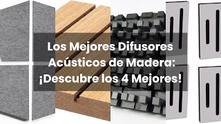 Difusor acustico madera Los Mejores Difusores Acústicos de Madera ¡Descubre los 4 Mejores [upl. by Nata]