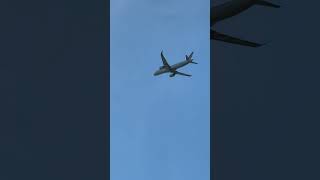 Air France A220 heading towards Paris [upl. by Nerha]