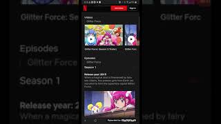 Glitter Force is leaving Netflix tomorrow glitterforce smileprecure [upl. by Einamrej706]