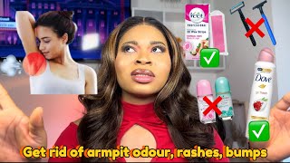 GET RID OF ARMPIT ODOUR AND RASHES🤧 [upl. by Bust]